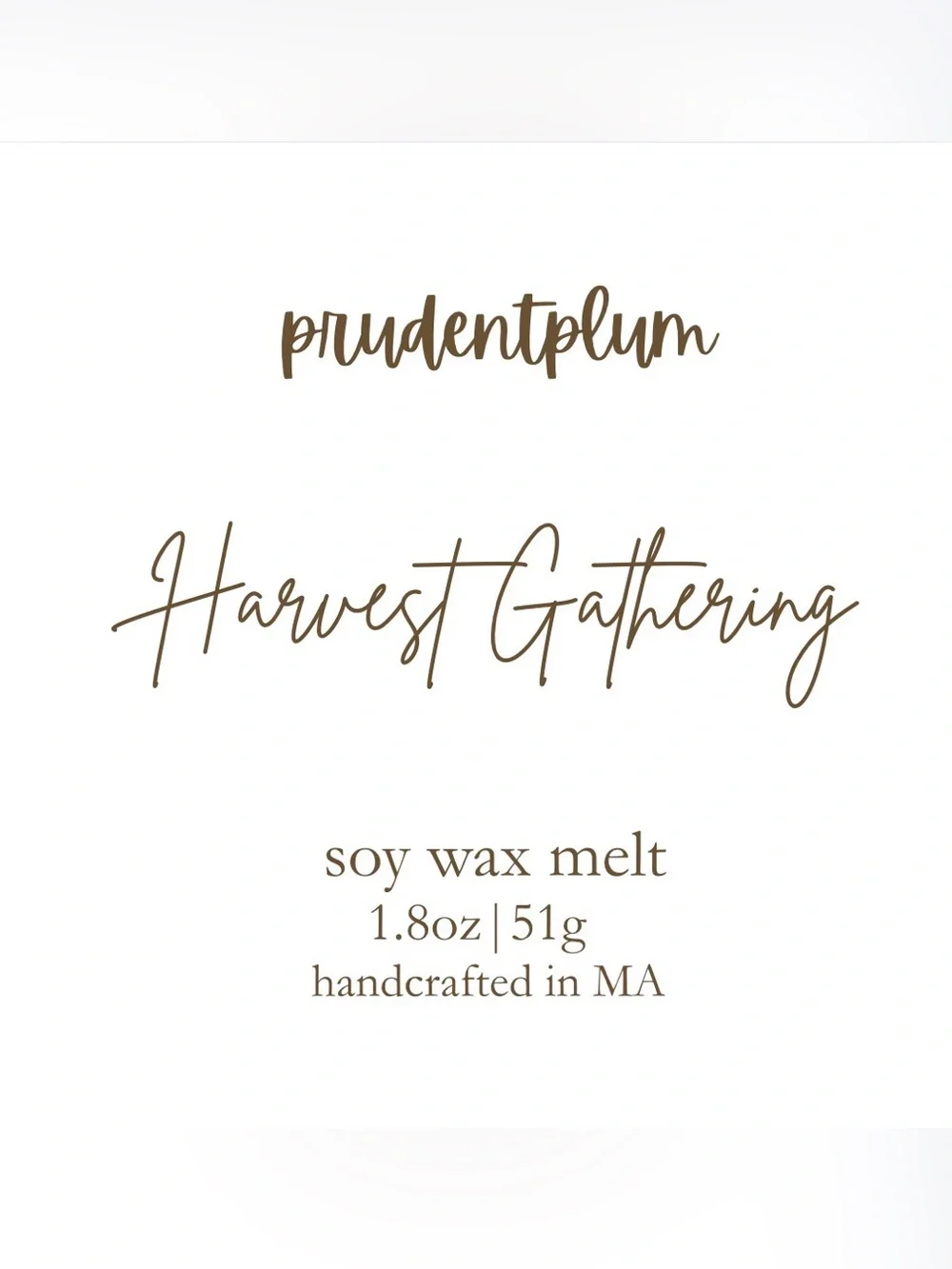 Harvest Gathering Soy Wax Melt Snap Bar 1.8oz | Melts For Wax Warmer